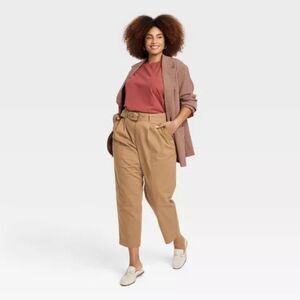 Super High Rise Tapered Chino Pants by a new day